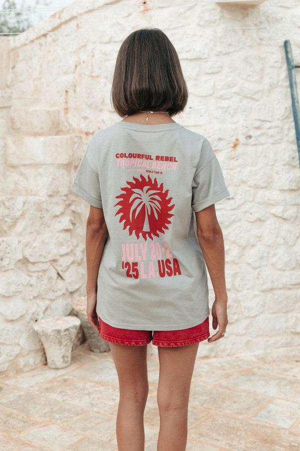 colourful rebel Tropical Beach Tour T-Shirt