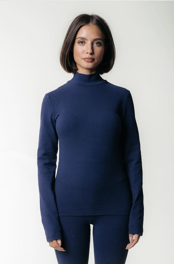 colourful rebel Uni Fitted Turtleneck Top