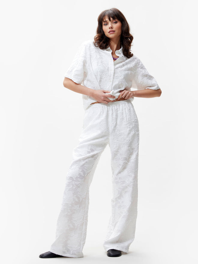 comfort studio by catwalk junkie Broek met textuur