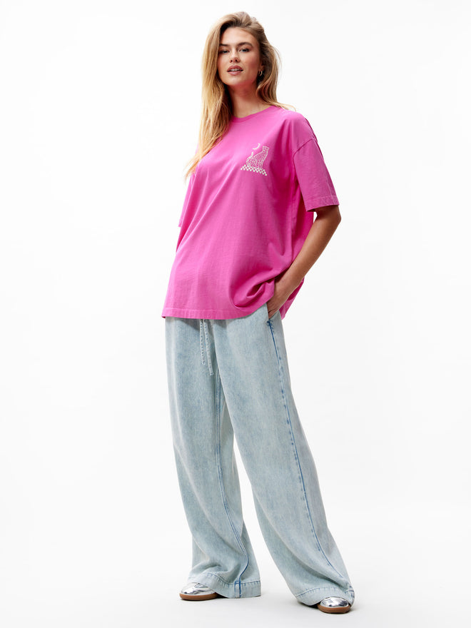 comfort studio by catwalk junkie Oversized tshirt met graphic