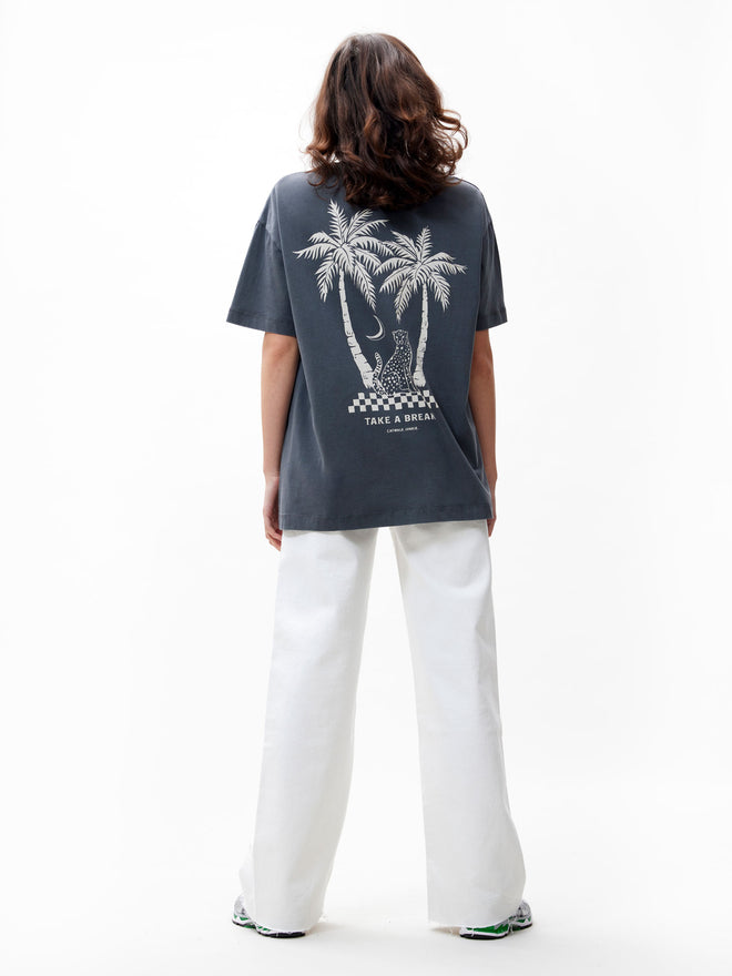 comfort studio by catwalk junkie Oversized tshirt met graphic