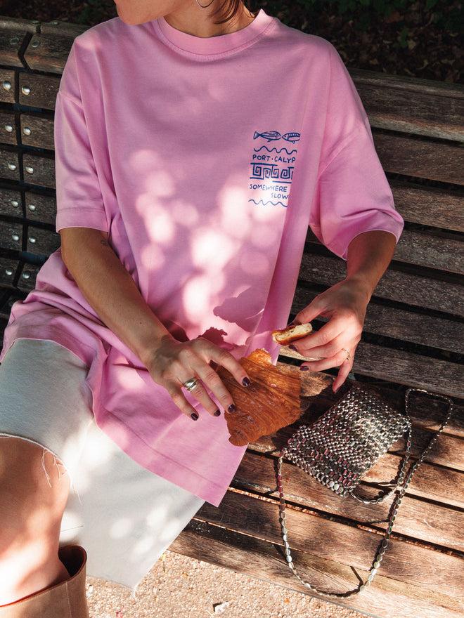 comfort studio by catwalk junkie Oversized tshirt met graphic