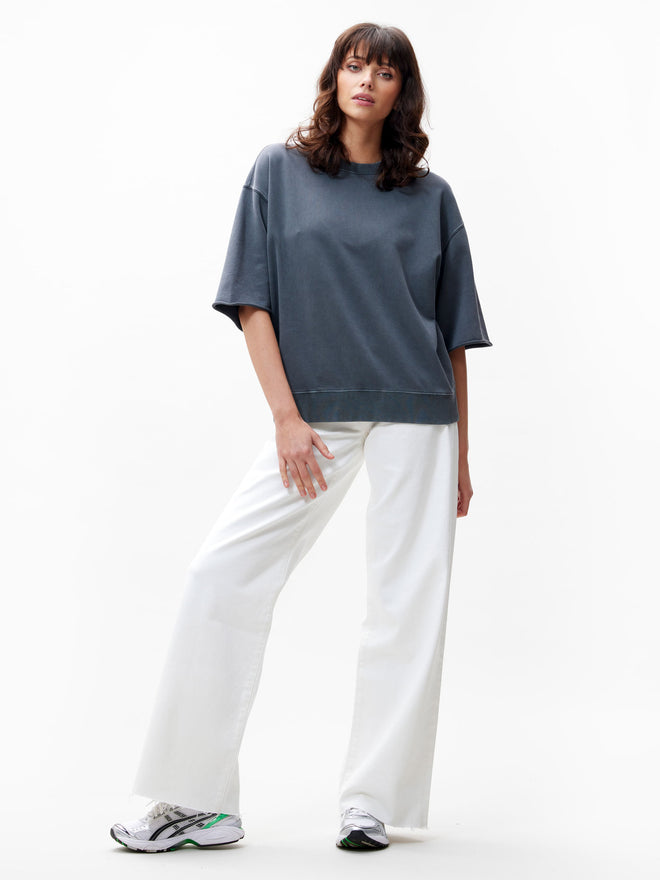 comfort studio by catwalk junkie Sweater met korte mouw