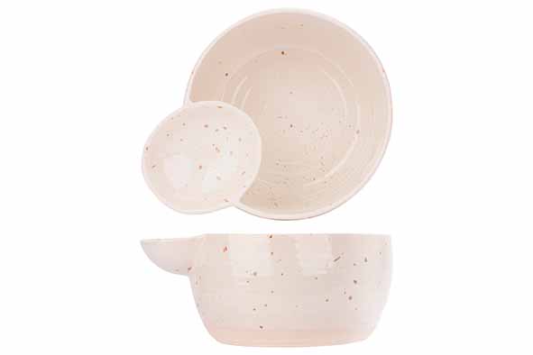 cosy & trendy AMUSE QUARTZ KOMMETJE MET DIP D12-14.5XH6.5CM - BY SPOTS & SPECKLES