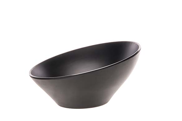 cosy & trendy ANTHONY UNBREAKABLE SLAKOM M ZWART MAT 19X19XH9 5-5.5CM MELAMINE