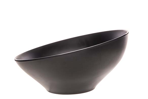 cosy & trendy ANTHONY UNBREAKABLE SLAKOM XL ZWART MAT 28.5X28 5XH14-8.5CM MELAMINE