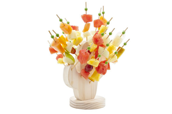 cosy & trendy APEROSET CACTUS INCL 27 ST. 17.3X11X21CM HOUT