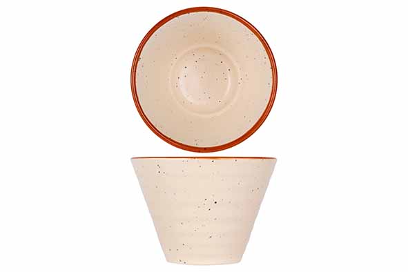 cosy & trendy ARTISAN CREAM KOMMETJE 11CM ROND CONISCH 27CL