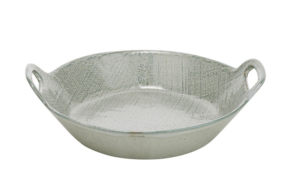 Cosy & Trendy ASMARA GREEN-GREY SCHAAL D22-25XH4 8CM MET 2 GREPEN