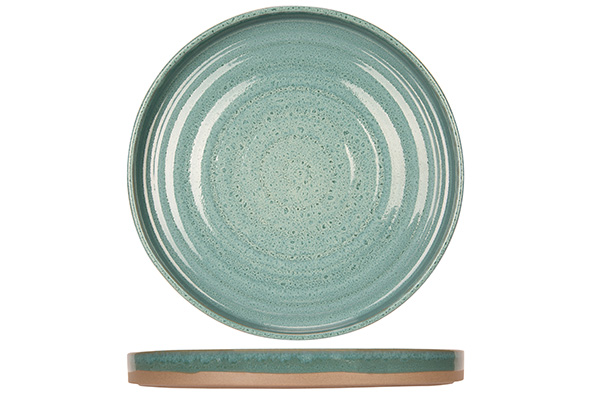 Cosy & Trendy BASALT OCEAN GREEN PLAT BORD D26CM DESIGN BY CHARLOTTE