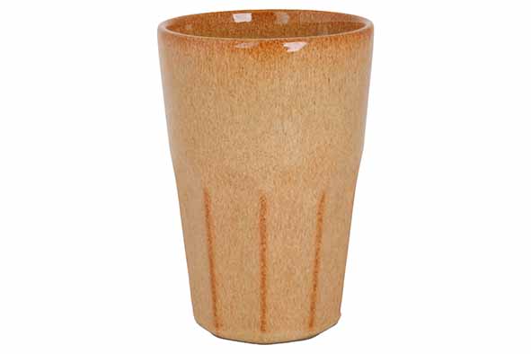 cosy & trendy BISTRO MUSTARD YELLOW BEKER 45CL ZONDER OOR