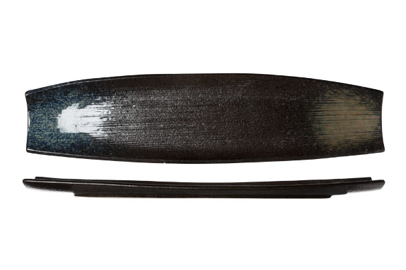 cosy & trendy BLACK YORU SCHAAL RECHTHOEK 51X13XH3.5CM