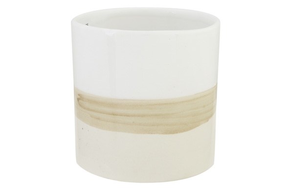 cosy & trendy BLOEMPOT DEGRADED BEIGE 10X10XH10CM CILI NDRISCH AARDEWERK DEGRADED