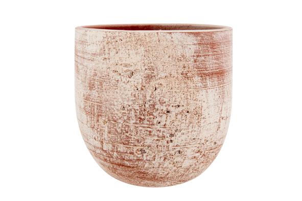 cosy & trendy BLOEMPOT OBSOLETO TERRACOTTA 14X14XH12CM ROND AARDEWERK