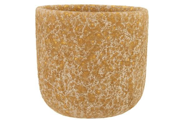 cosy & trendy BLOEMPOT SAHARA ZAND 14X14XH13CM ROND AA RDEWERK