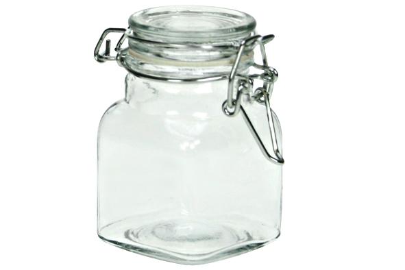 cosy & trendy BOKAAL MET CLIP 11CL D4 5XH9CM VIERKANTI G GLAS