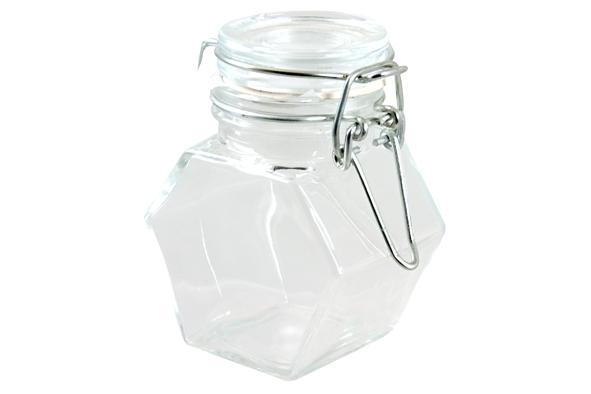 cosy & trendy BOKAAL MET CLIP 12 5CL D4 5XH8CM HOEKIG GLAS