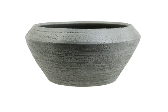 cosy & trendy BOWL GARDEN GRIJS 50X50XH25CM ROND AARDE WERK