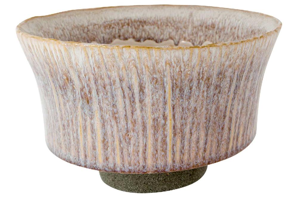 cosy & trendy BOWL GLAZED BEIGE 20X20XH12 5CM ROND CON ISCH AARDEWERK