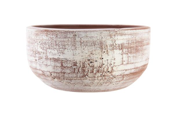 cosy & trendy BOWL OBSOLETO TERRACOTTA 24X24XH13CM RON D AARDEWERK
