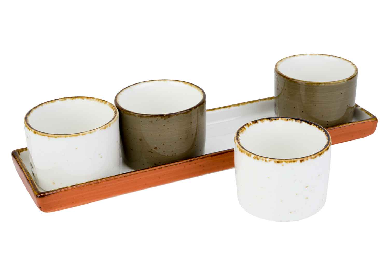 Cosy & Trendy BRISBANE MIX APEROSET 5-DLG 24X6 5XH4 8 1 X 24X6.5CM - 4 X D5.8XH4.2CM