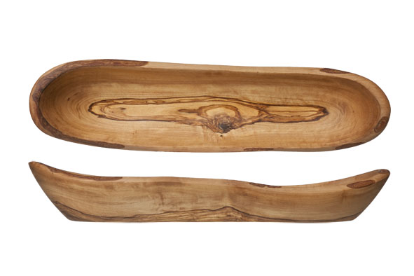 cosy & trendy BROOD EN FRUIT SCHAAL 32-38CM X 9-14CM OLIJFHOUT