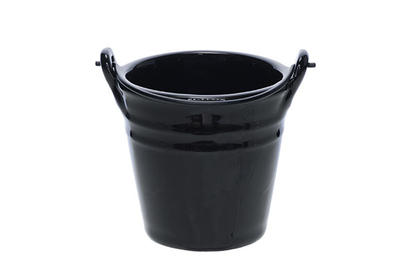 cosy & trendy BUCKET BLACK MINI EMMER D8.5XH8.5CM 25CL