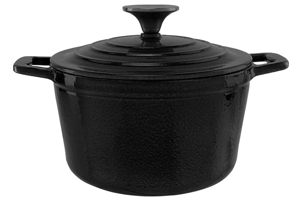 cosy & trendy CASTARD KOOKPOT MATZWART 1 85L D18X H10CM GIETIJZER