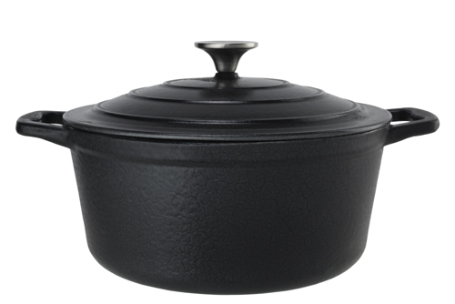 cosy & trendy CASTARD KOOKPOT MATZWART 4 5L D26XH 11 5CM GIETIJZER