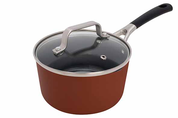 cosy & trendy CERAPRO SAUSPAN TERRACOTTA D16CM NS MET DEKSEL