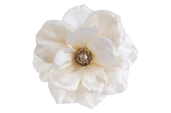 cosy & trendy CLIP ANEMONE CREME 11X11XH5CM KUNSTSTOF