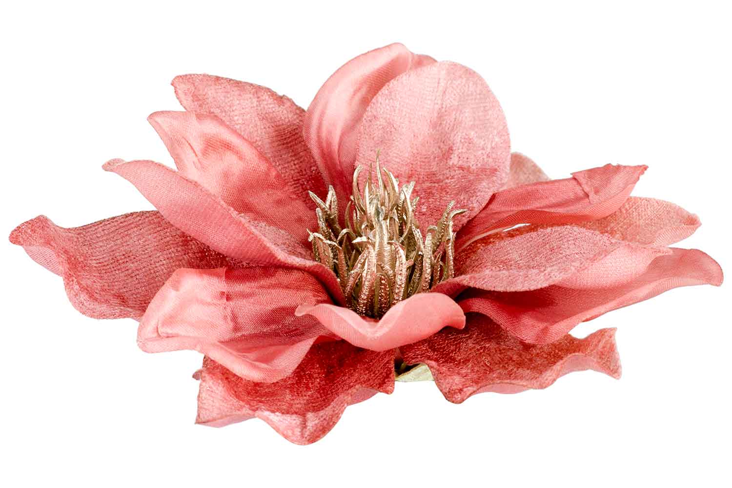 cosy & trendy CLIP MAGNOLIA OUD ROZE 15X15XH6CM KUNSTS TOF