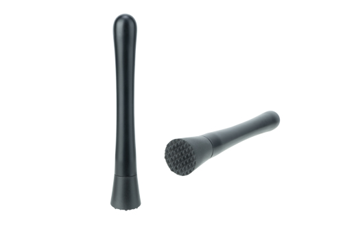 cosy & trendy COCKTAILSTAMPER ZWART D3 2XH20 5CM ROEST VRIJ STAAL