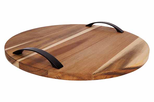 cosy & trendy ACACIA SERVEERPLANK D35CM MET HANDVAT