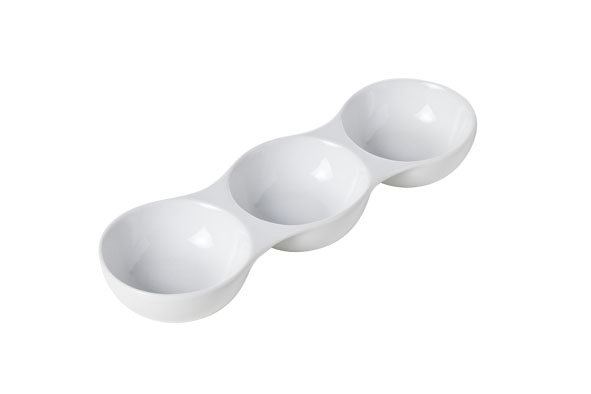 cosy & trendy APEROSCHAALTJE 3 VAKJES 24X7.5XH3.3CM