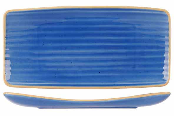 cosy & trendy ARTISAN BLAUW BORD RECHTHOEKIG 36X20CM