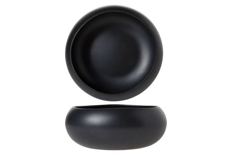 cosy & trendy BLACK MAT SCHAALTJE D16XH6.5CM