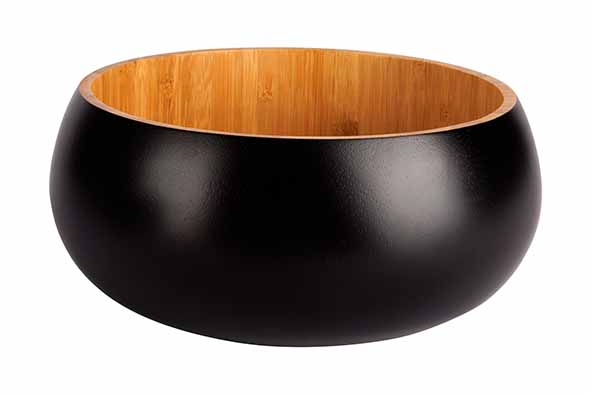 cosy & trendy BLACK&WOOD SALADEKOM D20XH8CM BAMBOE