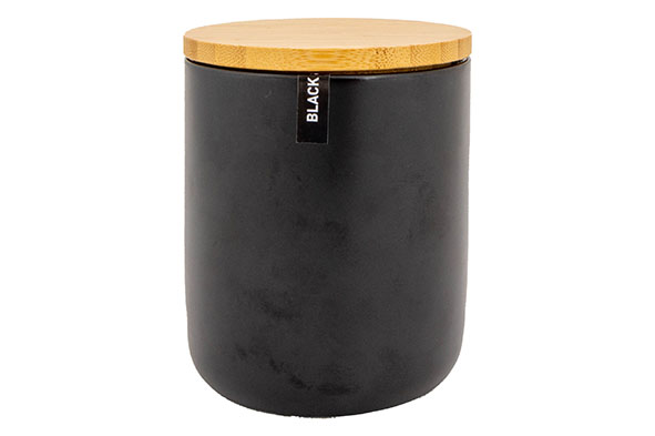 cosy & trendy BLACK&WOOD VOORRAADPOT D10XH12 5CM
