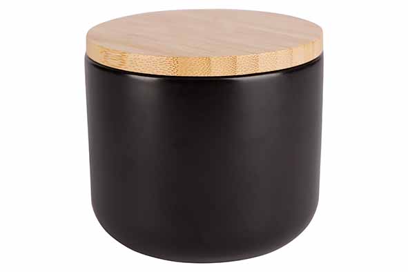 cosy & trendy BLACK&WOOD VOORRAADPOT D10XH8 7CM