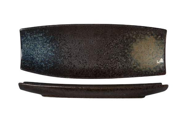 cosy & trendy BLACK YORU SCHAAL RECHTHOEK 33X12XH3CM