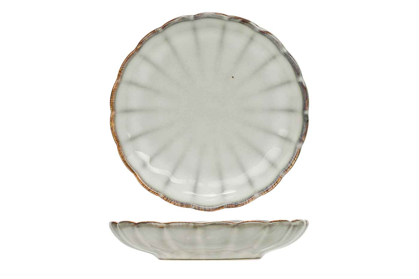 cosy & trendy CONCHA GREY MINIBORDJE D9 7CM