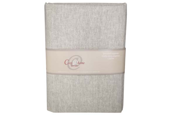 Cosy & Trendy DECOSTOF COTTON LICHT GRIJS 1.5X2M