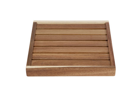 cosy & trendy DIENBLAD VIERKANT ACACIA 25X25X3CM