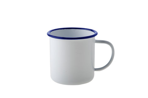 cosy & trendy DRINKBEKER 50CL D8 5XH9 5CM WIT EMAIL