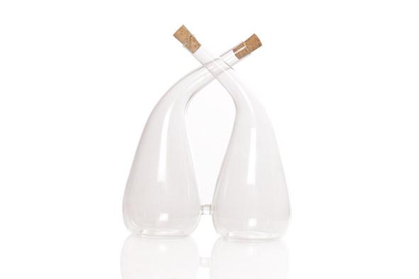 cosy & trendy DUOFLES GLAS MET KURK GLAS 12 1XH13CM