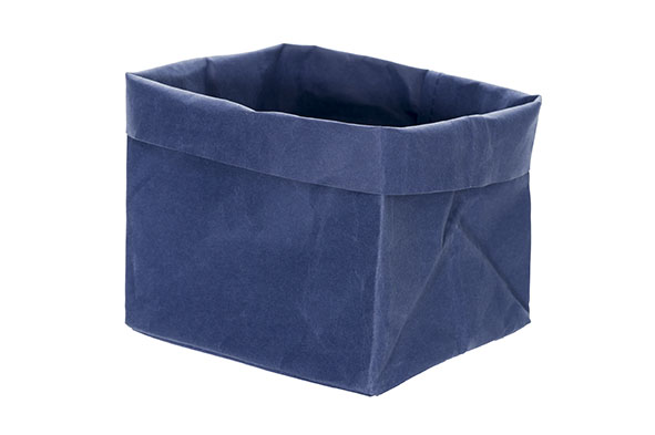 cosy & trendy ECOSY BROODJESZAK BLAUW 14X14XH15CM