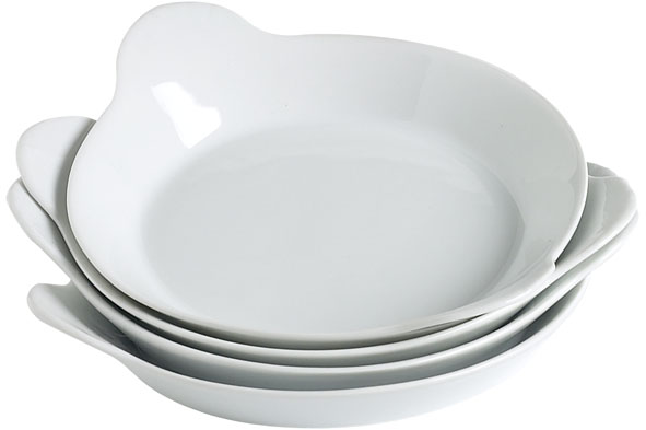 Cosy & Trendy EIERPLAT PORC SET4 17CM SHRINK