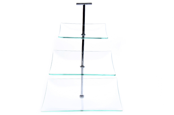 cosy & trendy ETAGERE 25-20-15XH30CM GLAS 3NIVEAUS