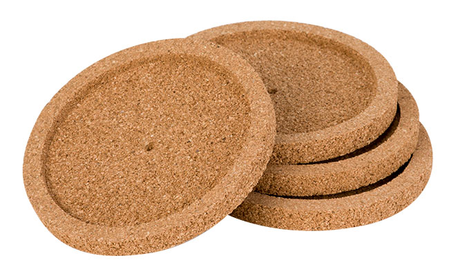 cosy & trendy FLESONDERZETTER SET4 D10 5CM KURK